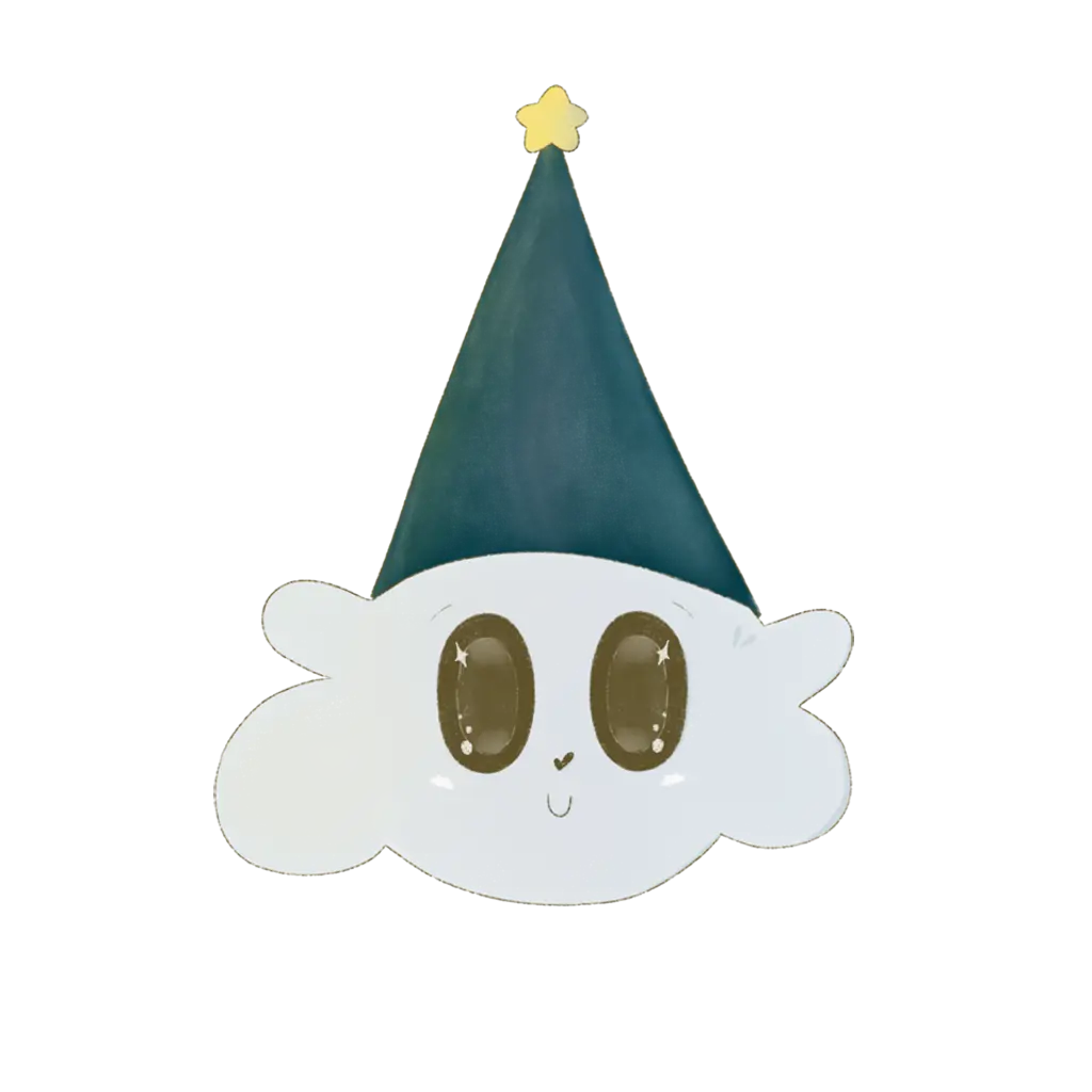 moon fluffy character icon